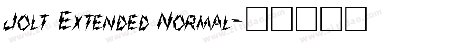 Jolt Extended Normal字体转换